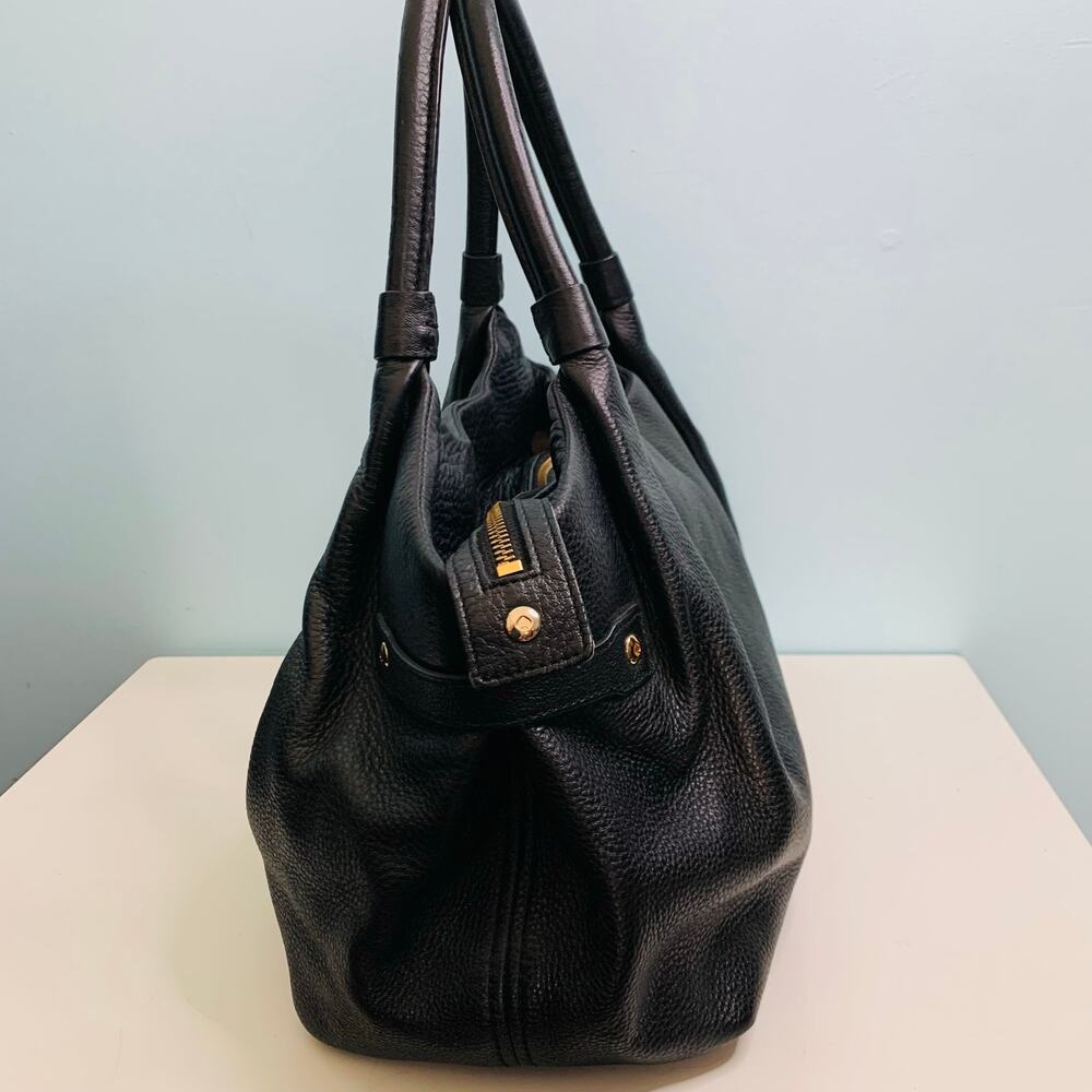 Kate Spade Stevie Berkshire Road Black Leather Satchel - Picture 4 of 8